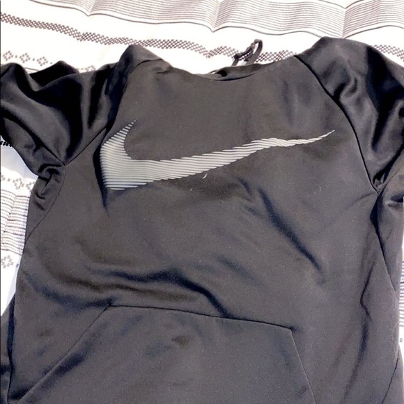 Nike Sweaters - Black nike hoodie size small